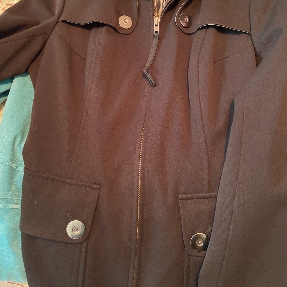 Black Double Zip Jacket- Size Small - image 4